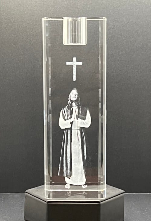 Jesus Candle Holder